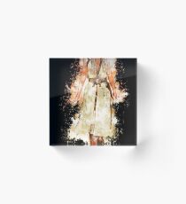Fee fairy fae watercolor painted Acrylic Block