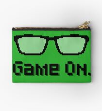 Game On - Nerdy Pixel Art Studio Pouch
