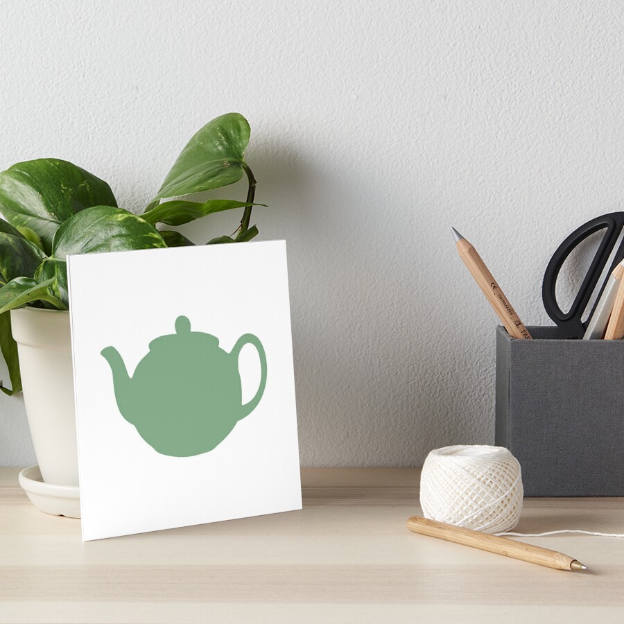 The office, Jim's Green Tea Pot to Pam- just the kettle Art Print