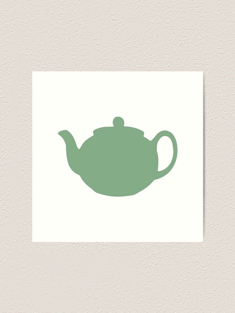 The office, Jim's Green Tea Pot to Pam- just the kettle Art Print