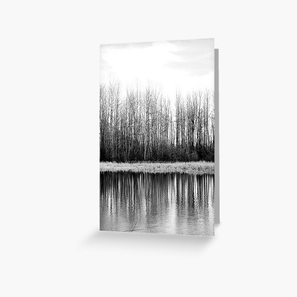 Black and White Greeting Card
