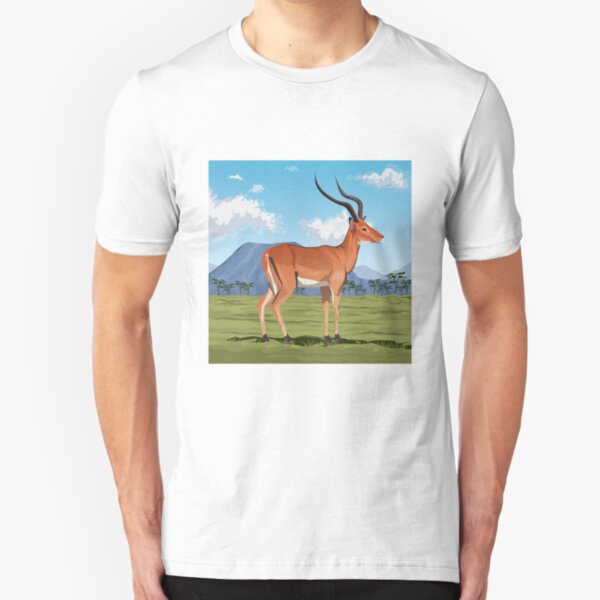 Gazelle Orange Sky Africa Acacia Women/'s Novelty T-Shirt