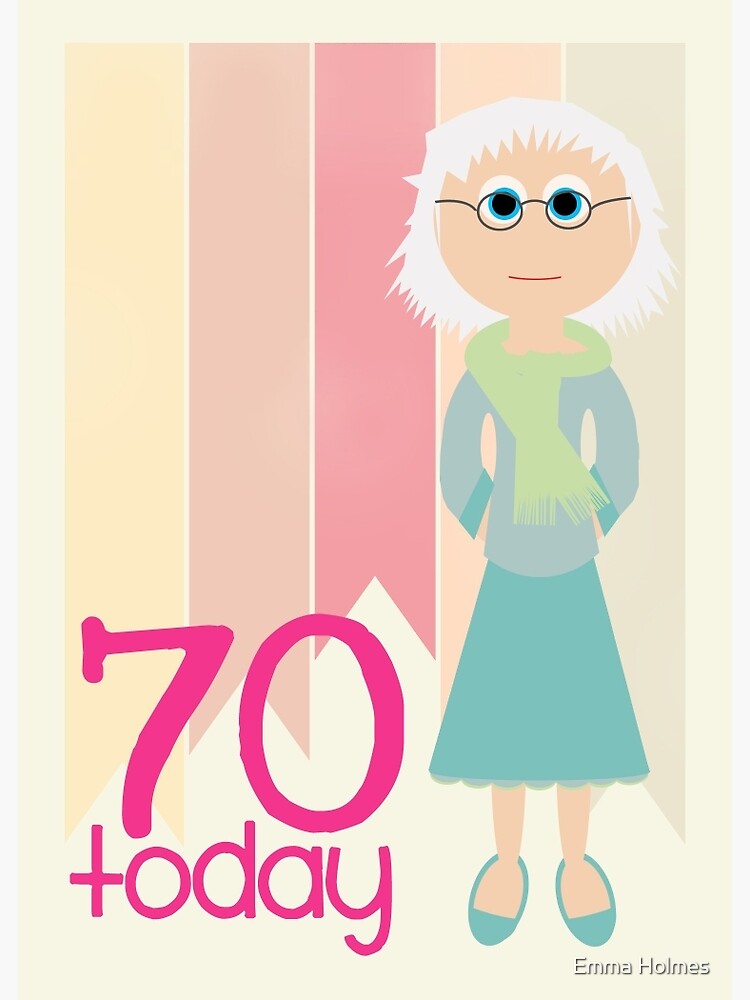 70th birthday female