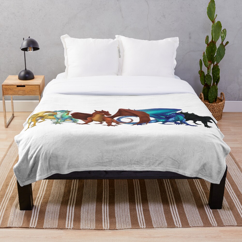 Wings of Fire - Dragonets of Destiny Throw Blanket