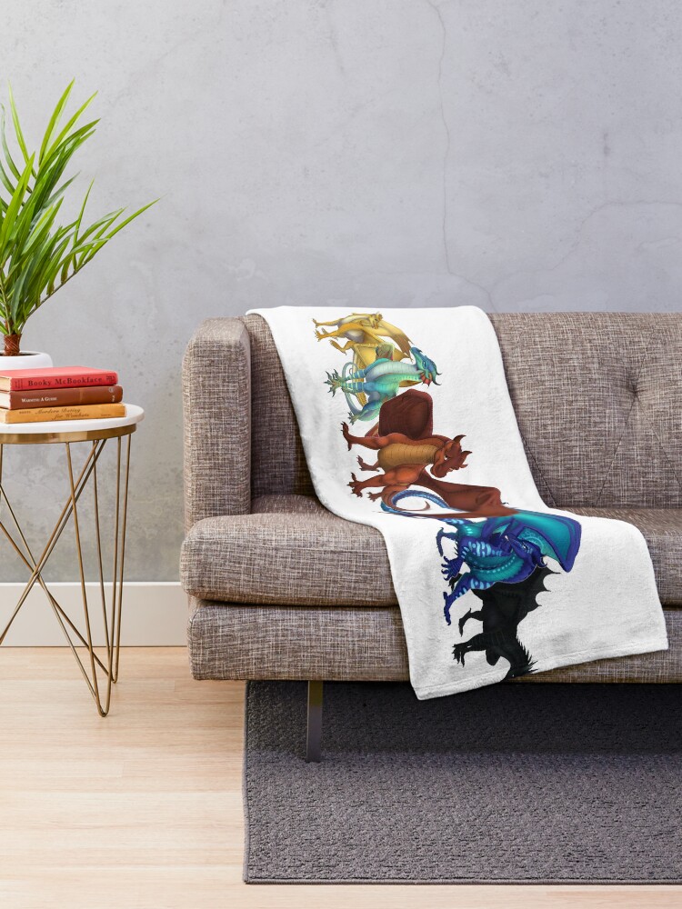 Alternate view of Wings of Fire - Dragonets of Destiny Throw Blanket