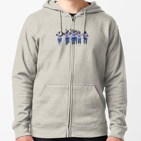 Titans Celebration Art Zipped Hoodie