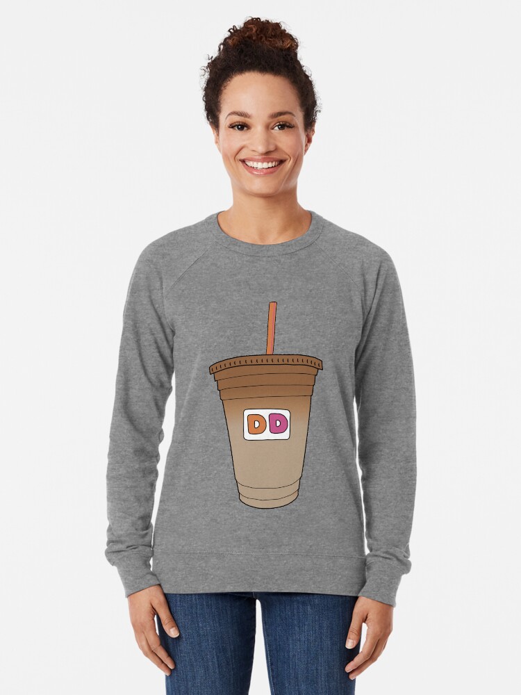 dunkin donuts brown sweatshirt