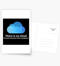 There is no cloud Postcards