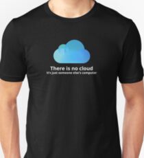 Il n'y a pas de nuage T-shirt ajusté