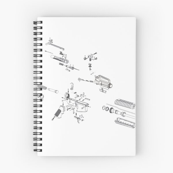 Item preview, AR-15 Exploded View designed and sold by nbear1.