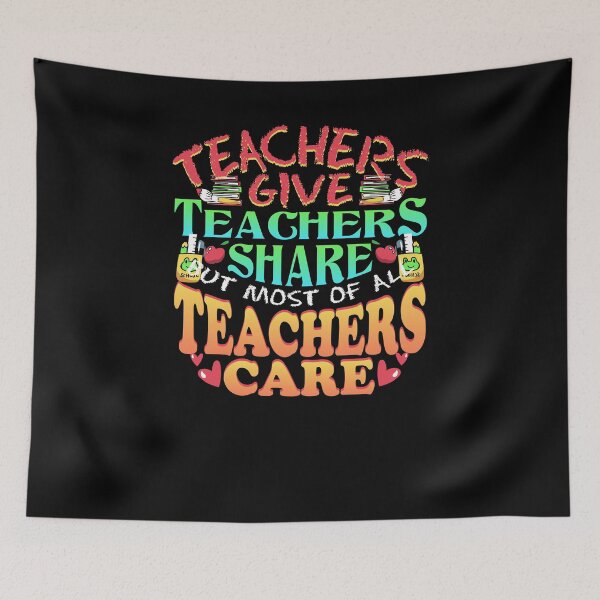 Item preview, Teachers Give Teachers Share Teacher Care Appreciation Shirt designed and sold by woodsgoodsco.