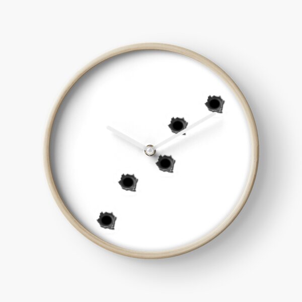 Shot Up Clock