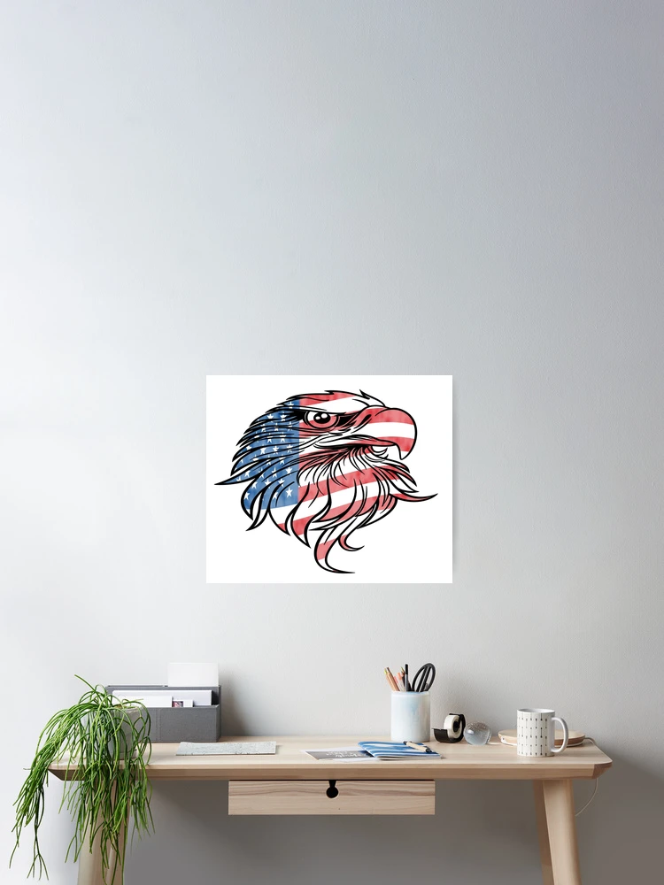 Thumbnail 2 of 3, Poster, Proud Eagle designed and sold by ColorfulCortex.