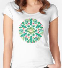 Tropical Sun Women's Fitted Scoop T-Shirt