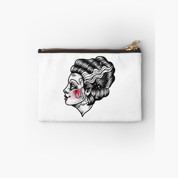 Item preview, Bride of Frankenstein Tattoo Flash designed and sold by Ella Mobbs.