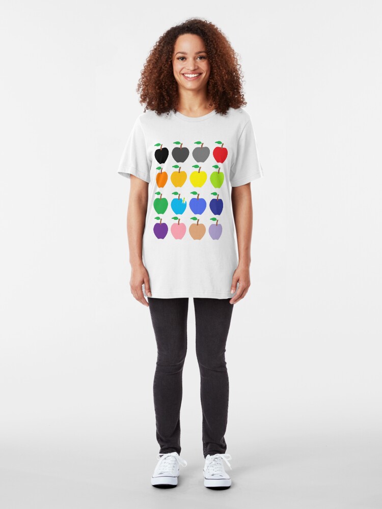 Alternate view of Multi Color Apples Slim Fit T-Shirt