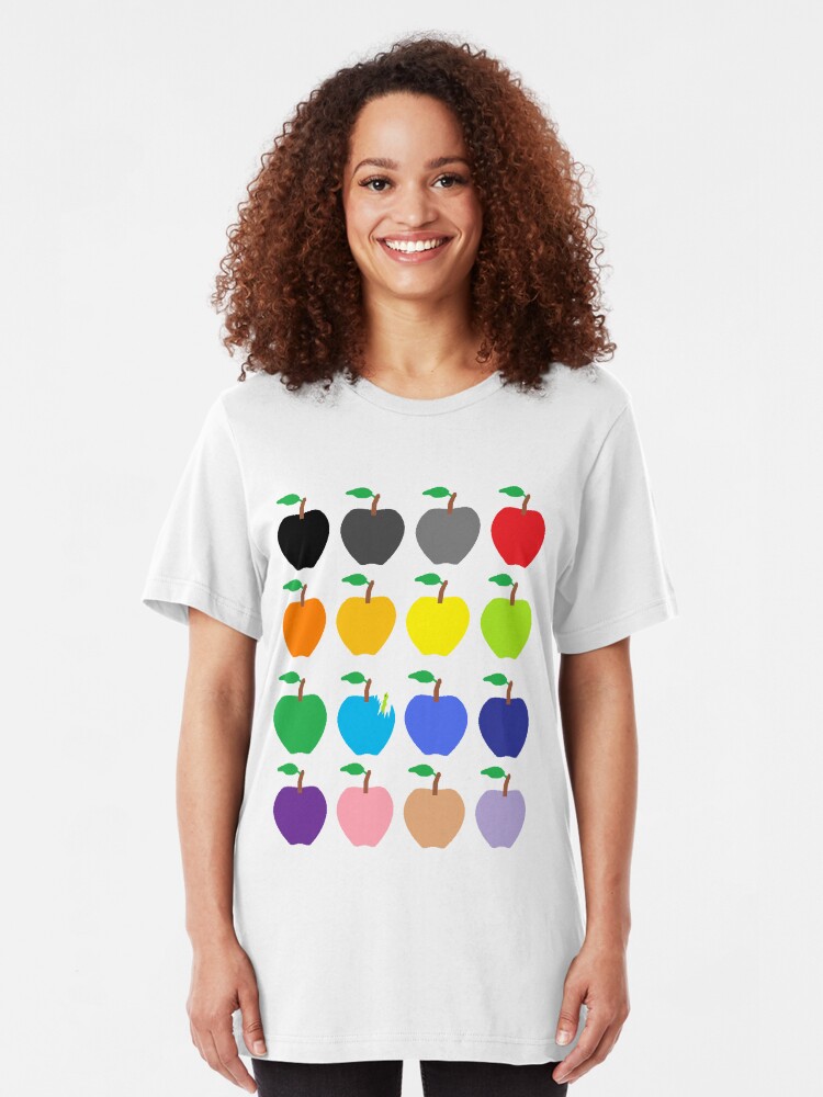 Alternate view of Multi Color Apples Slim Fit T-Shirt