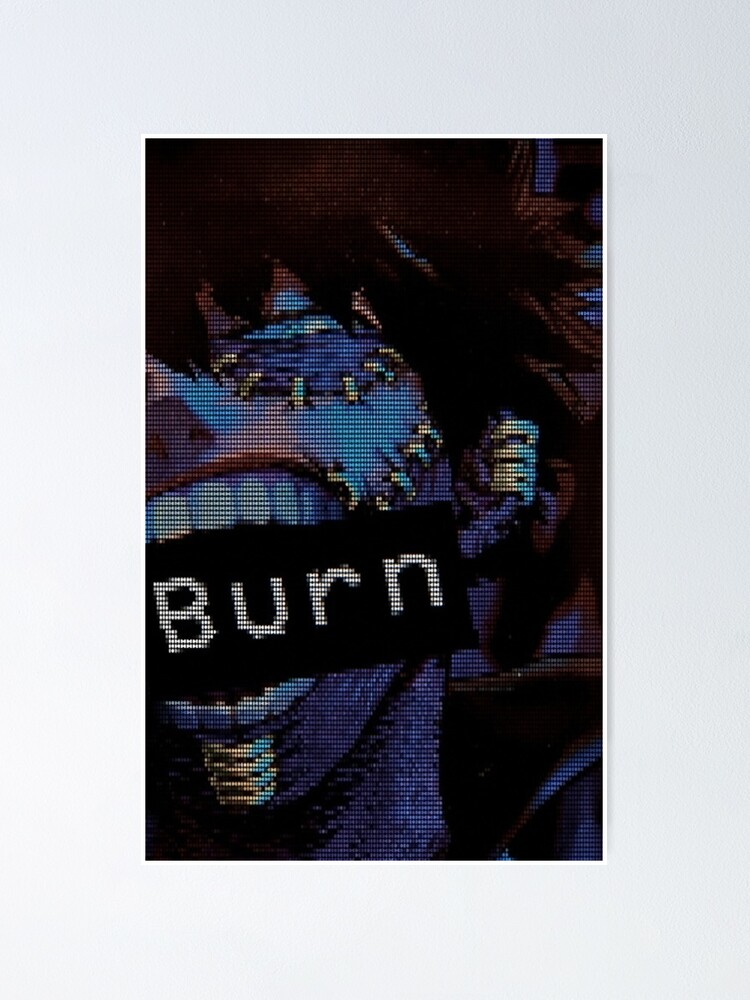 Alternate view of BNHA Dabi VHS Aesthetic 'Burn' Poster
