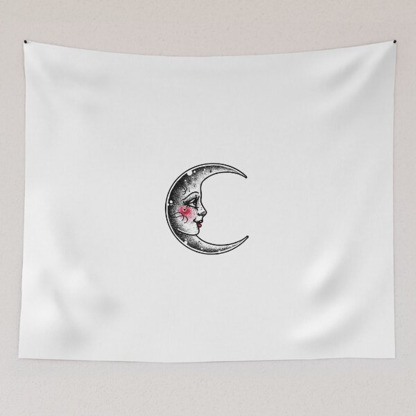 Item preview, Moon Lady Tattoo Flash designed and sold by Ella Mobbs.