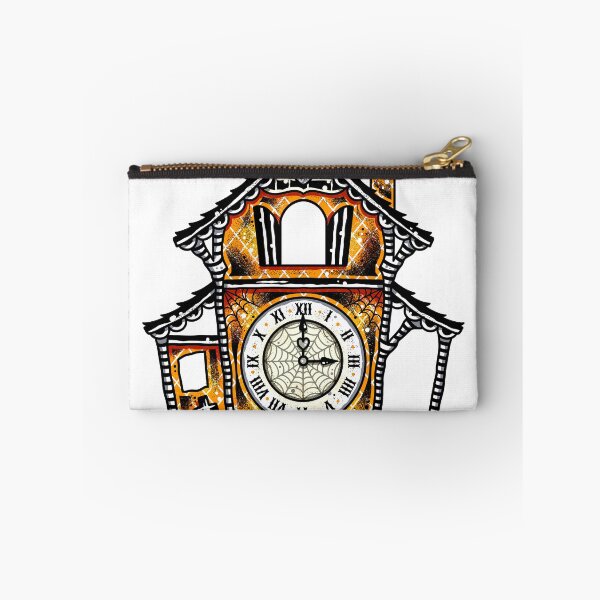 Item preview, Haunted House Clock Tattoo Flash designed and sold by Ella Mobbs.