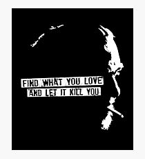 Charles Bukowski Photographic Print