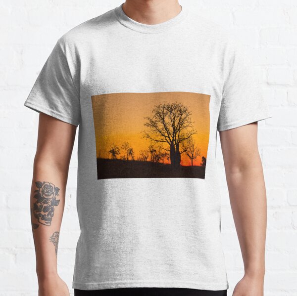 Boab trees at sunset in the Kimberley, Western Australia Classic T-Shirt