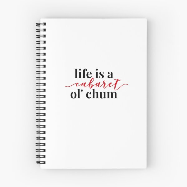 Item preview, life is a cabaret ol' chum designed and sold by annikaceleste.