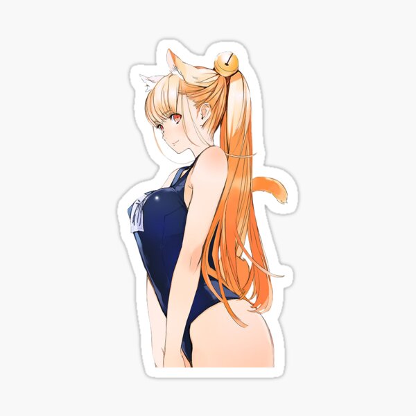 Anime Catgirl Stickers - GetaHinsh Merch