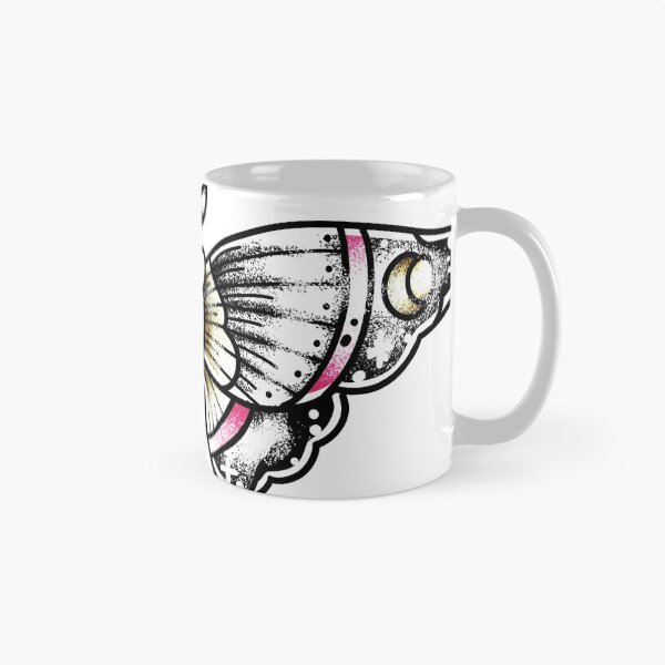 Item preview, Heart Moth Traditional Tattoo Flash designed and sold by Ella Mobbs.