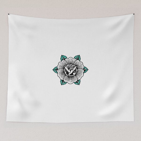 Item preview, Grey Rose Traditional Tattoo Flash designed and sold by Ella Mobbs.