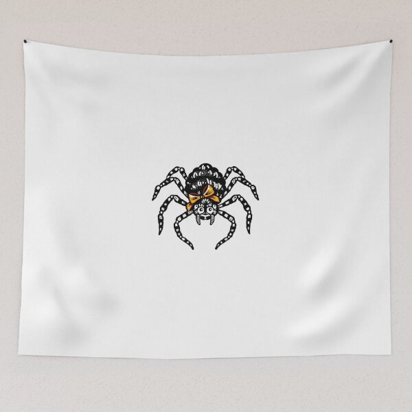 Item preview, Darling Halloween Spider Traditional Tattoo Flash designed and sold by Ella Mobbs.