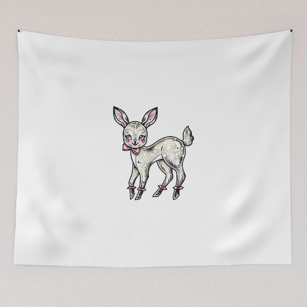 Item preview, Darling Deer Traditional Tattoo Flash designed and sold by Ella Mobbs.