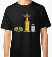 'Tequila Lemon and Salt' National Tequila Day Gift Classic T-Shirt