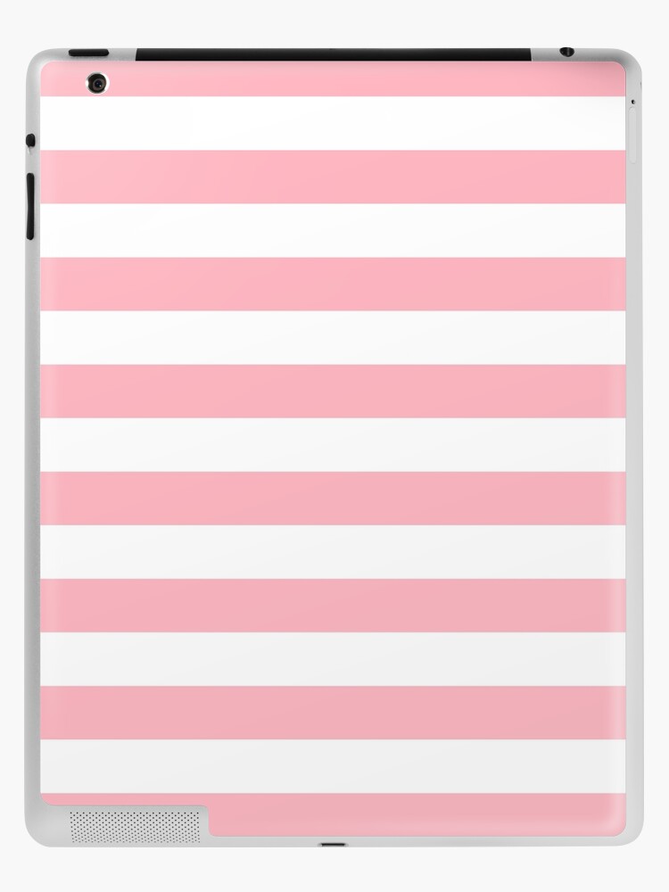 Hot Pink and White Stripes | Stripe Patterns | Striped Patterns | Wide  Stripes | Horizontal Stripes | | iPad Case & Skin