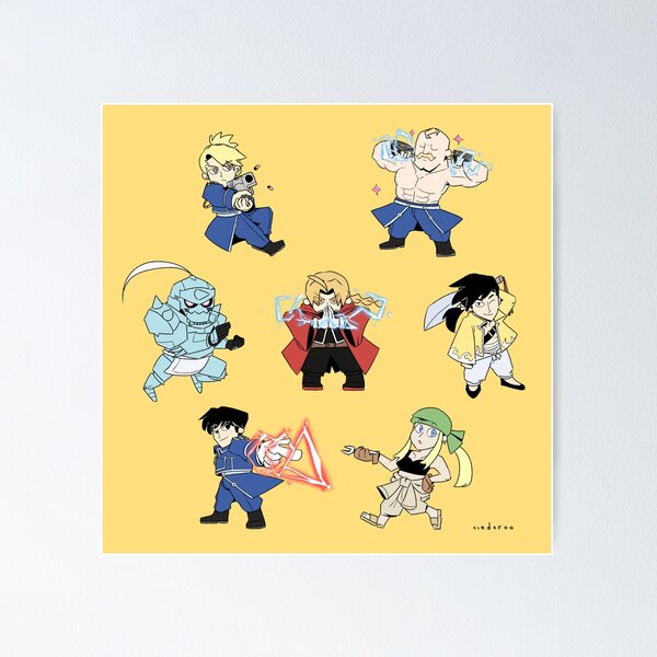 Item preview, Fullmetal Alchemist's Tiny Heroes designed and sold by cinderoo.
