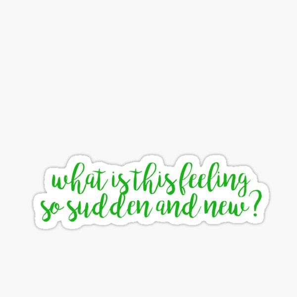 Item preview, Wicked - What Is This Feeling? designed and sold by bwayabby.