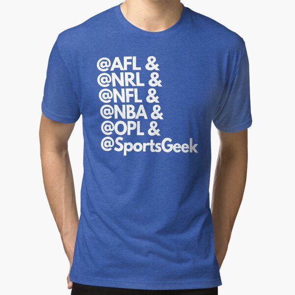 @SportsGeek - Leagues we work in Tri-blend T-Shirt