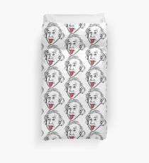 Funda nórdica Ilustraciones de Albert Einstein Con su famosa foto que muestra la lengua, camisetas, impresiones, pósters, bolsos
