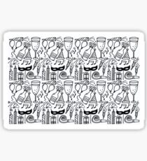 Monochrome Series - New Year Sticker