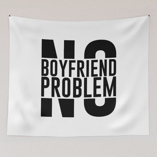 Item preview, no boyfriend designed and sold by TM Selvam.