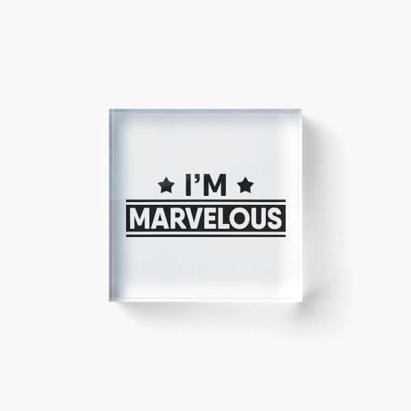 Item preview, I'M Marvelous designed and sold by TheArtism.