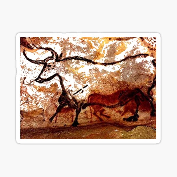 #Lascaux #Cave #Paintings #Bull LascauxCave PaintingsBull LascauxCavePaintingsBull CavePaintings CaveDrawings drawings Sticker