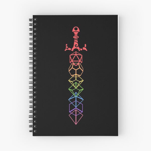 Item preview, Roleplaying Dice Set Rainbow Dice Set Sword TRPG designed and sold by pixeptional.