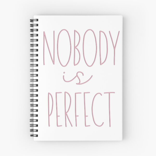 Item preview, Nobody is perfect quote  designed and sold by alittleprintsdesign.