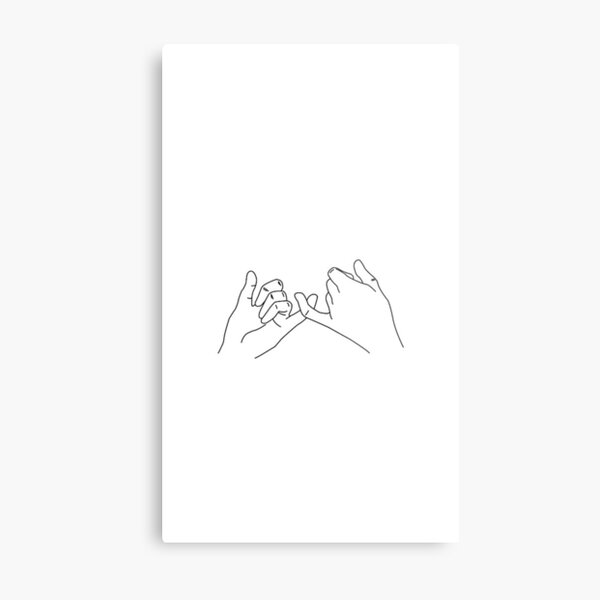 Pinky Promise Metal Print