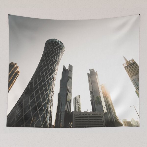 Item preview, doha skyline at dusk designed and sold by franckreporter.