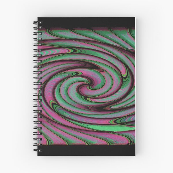 Item preview, Green and Pink Swirl #1 designed and sold by Gilda Axelrod.