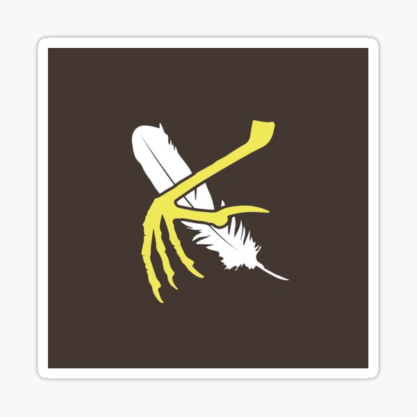 Talons and Feather Sticker