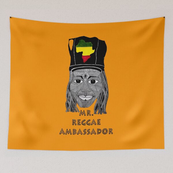 Item preview, Mr Reggae Ambassador - Hand drawn / Line Drawing designed and sold by JadeHylton.