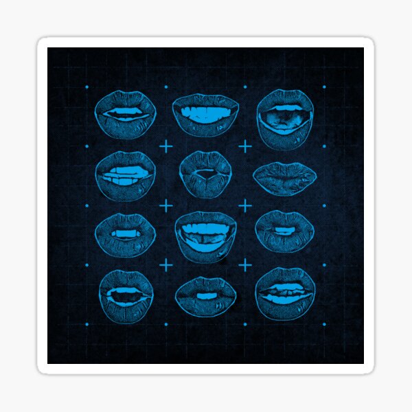 Talking Lips Sticker